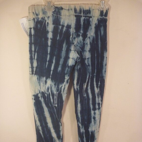 New USA Distressed Denim Skinny Jeans Pant Jegging Eclipse Tie Dye Leggings sz 0 - Picture 8 of 12
